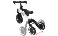 Trike Fix Mini krosinis triratukas 3in1 su pedalais baltas