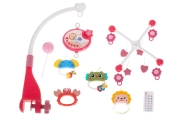 "Lullaby" žvaigždžių dizaino karuselė rožinė + nuotolinio valdymo pultas