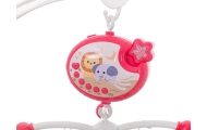 "Lullaby" žvaigždžių dizaino karuselė rožinė + nuotolinio valdymo pultas