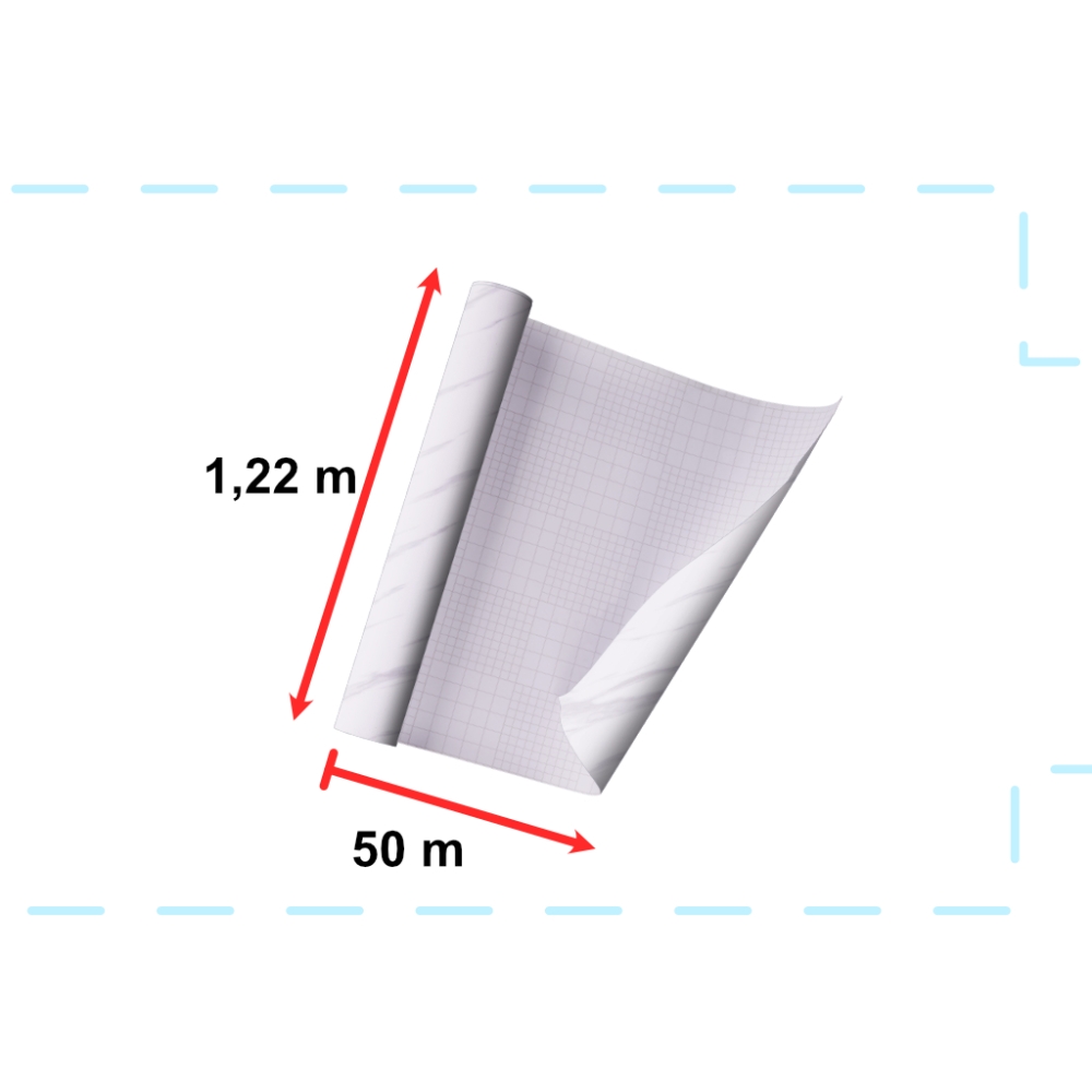 Lipni plėvelė baltas marmuras - 1,22x50m-Namai, laisvalaikis, turizmas, Namų apyvokos prekės-e-vaikas