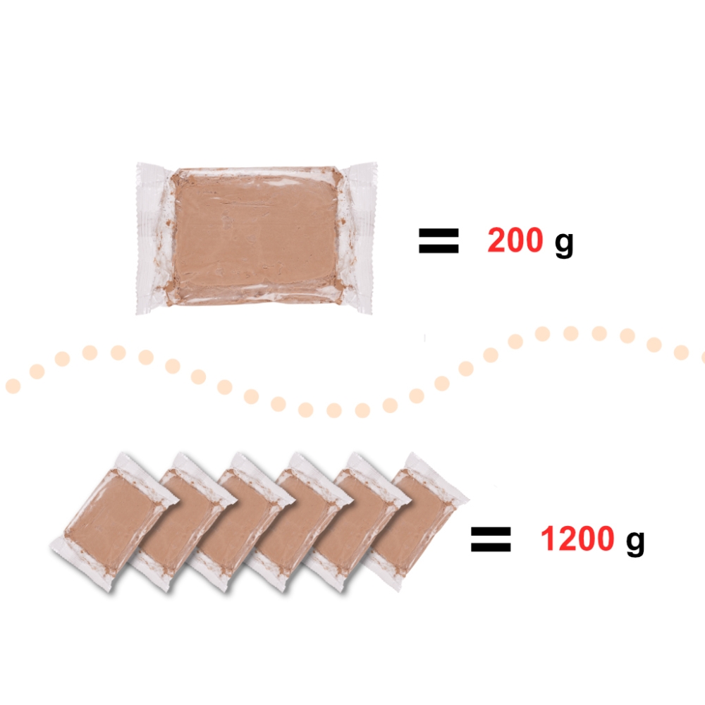 Molio masė puodžiaus ratui 1200g-Žaislai, Kūrybiniai žaislai, Kūrybiniai rinkiniai-e-vaikas