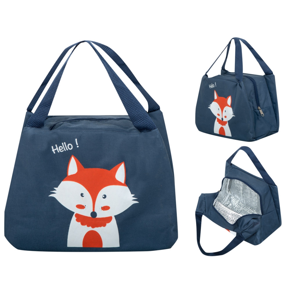 Termoizoliacinis pusryčių / pietų krepšelis Fox Orange-Maitinimui, Termo krepšiai-e-vaikas