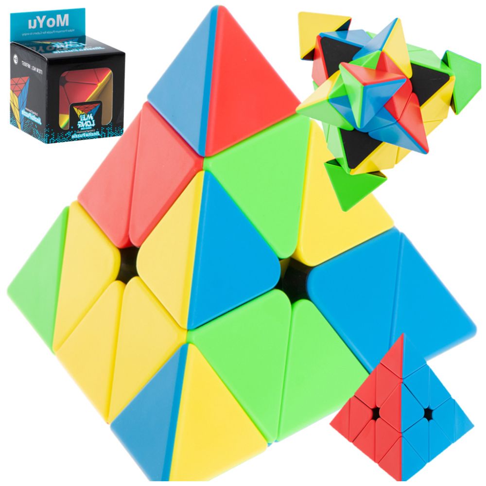 Dėlionė žaidimas PYRAMINX MoYu-Žaislai, Dėlionės, 3D - tūrinės dėlionės-e-vaikas