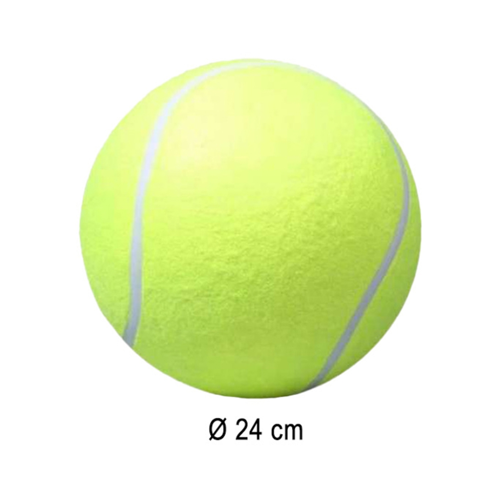 Milžiniškas teniso kamuoliukas XXL 24cm žaislas šunims