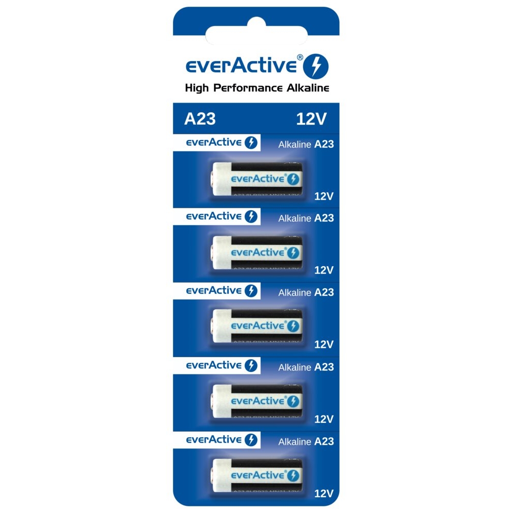 Bateria everActive Alkaline 23A 5vnt-Namai, laisvalaikis, turizmas, Namų apyvokos prekės-e-vaikas