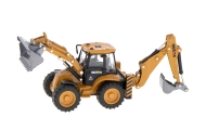 Ekskavatorius-krautuvas buldozeris su kaušu Metalinis liejimo modelis H-toys 1704 1:50