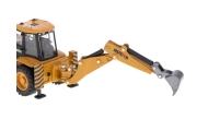 Ekskavatorius-krautuvas buldozeris su kaušu Metalinis liejimo modelis H-toys 1704 1:50