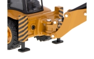 Ekskavatorius-krautuvas buldozeris su kaušu Metalinis liejimo modelis H-toys 1704 1:50