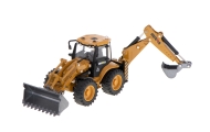 Ekskavatorius-krautuvas buldozeris su kaušu Metalinis liejimo modelis H-toys 1704 1:50