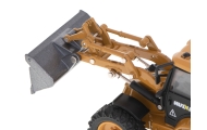 Ekskavatorius-krautuvas buldozeris su kaušu Metalinis liejimo modelis H-toys 1704 1:50
