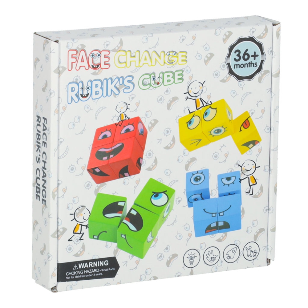 Galvosūkių žaidimas Veido kaladėlės-Žaislai, Stalo žaidimai, Įvairūs stalo žaidimai-e-vaikas