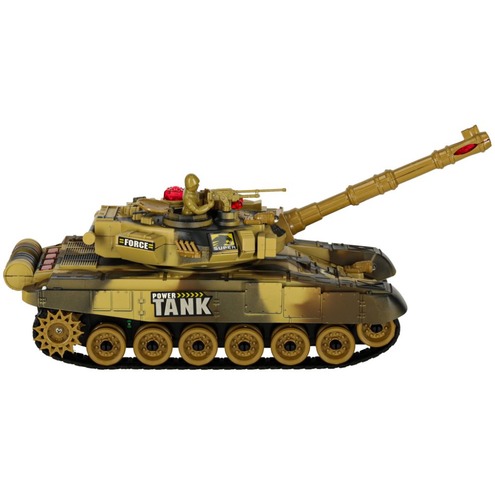 RC karo tankas 9993 2,4 GHz dykumos tankas