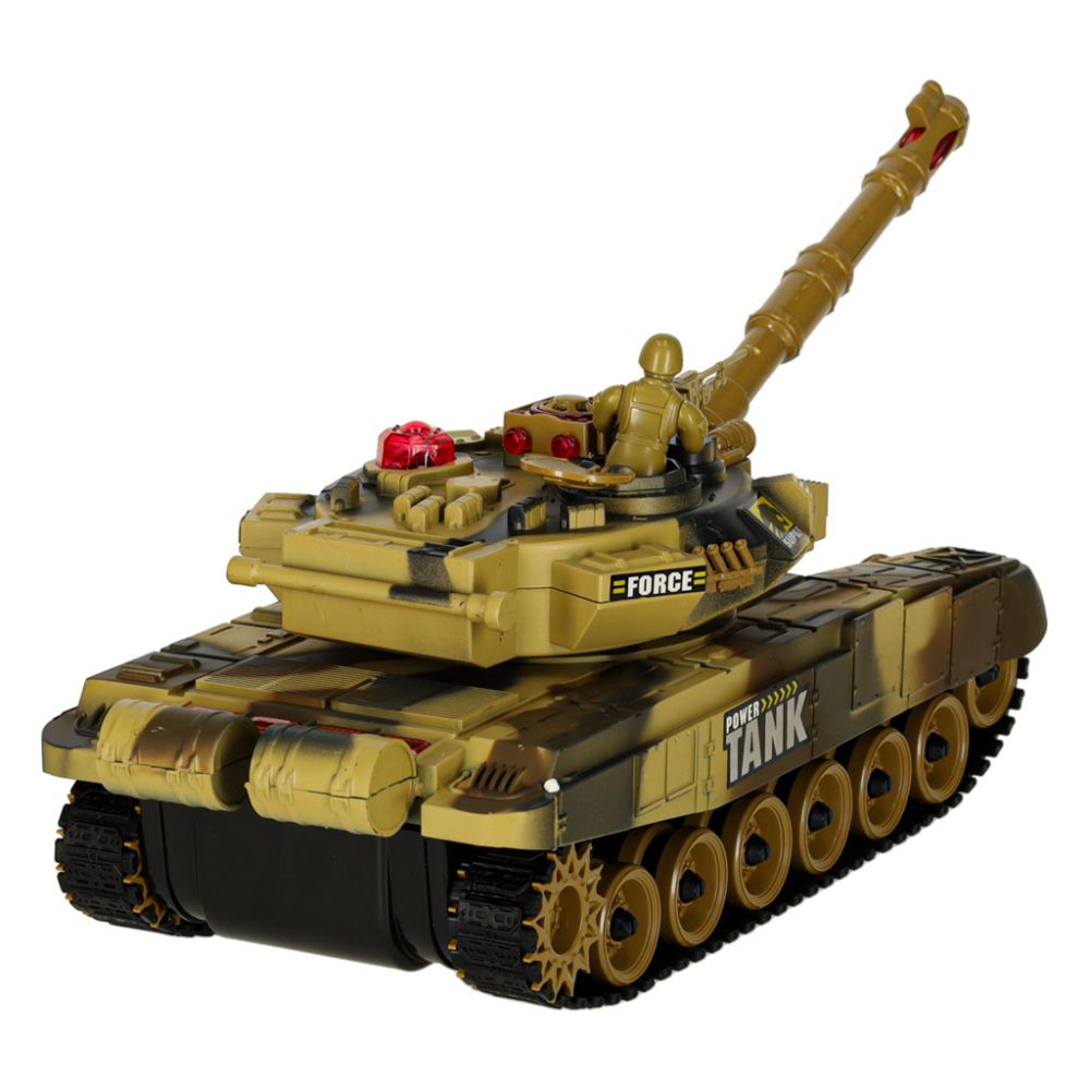 RC karo tankas 9993 2,4 GHz dykumos tankas