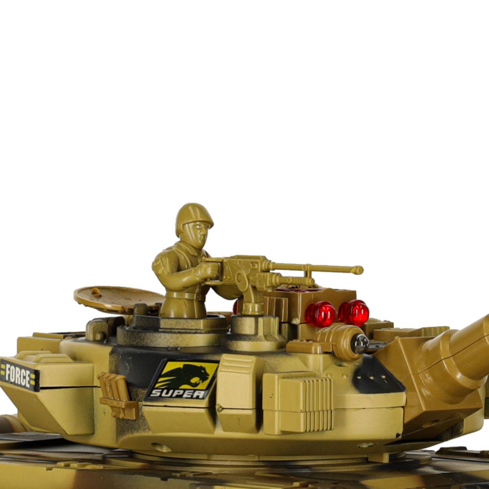 RC karo tankas 9993 2,4 GHz dykumos tankas