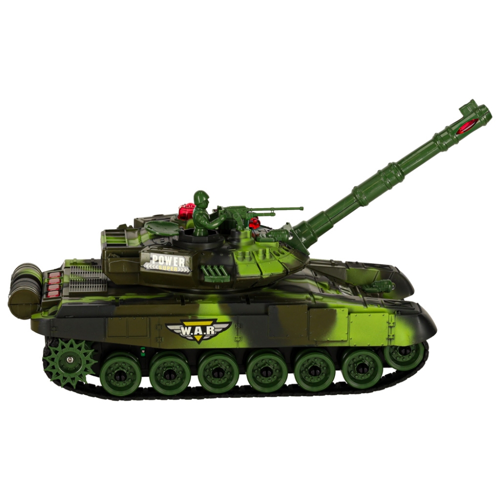 RC karo tankas 9993 2,4 GHz miško kamufliažas