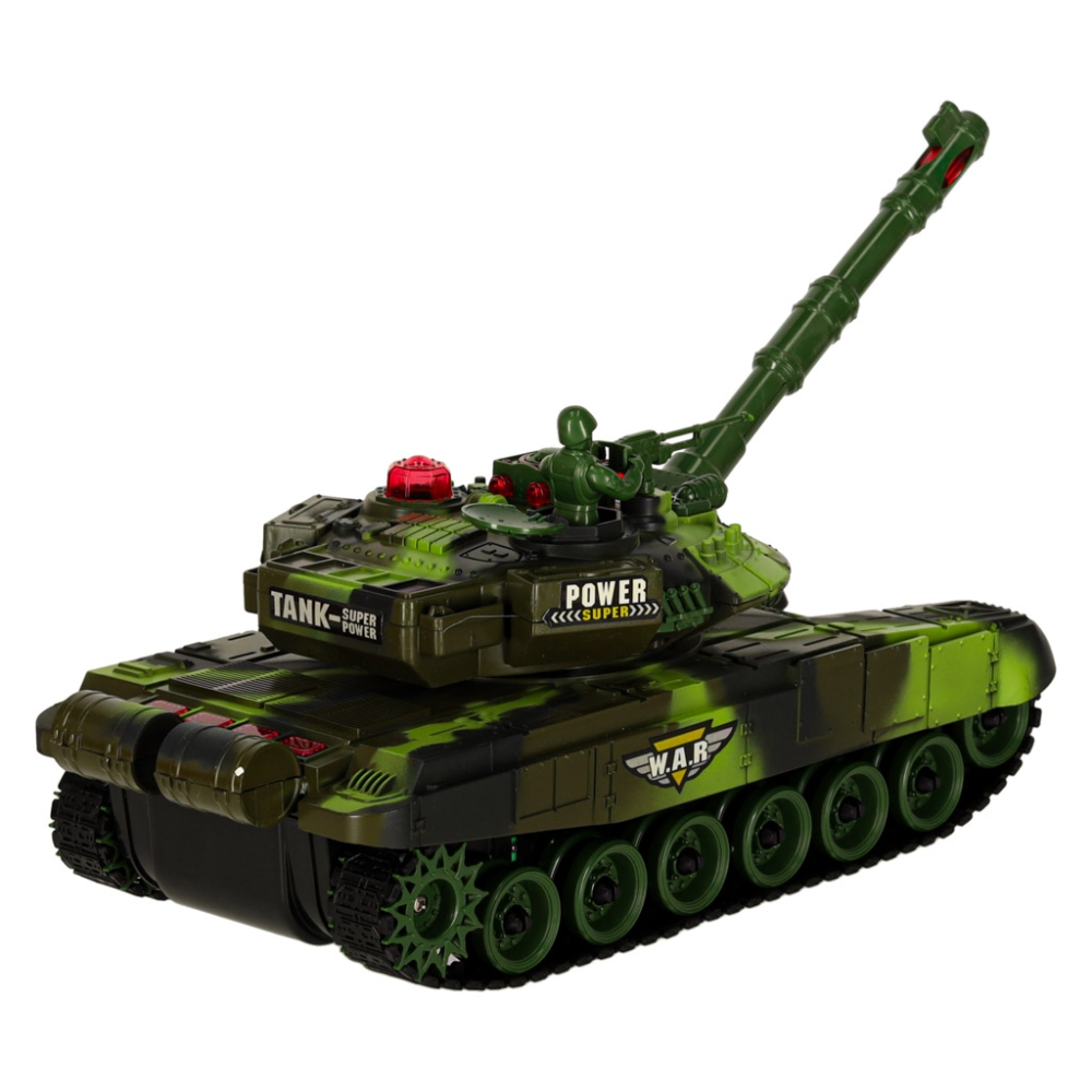 RC karo tankas 9993 2,4 GHz miško kamufliažas