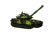 RC karo tankas 9993 2,4 GHz miško kamufliažas