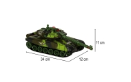 RC karo tankas 9993 2,4 GHz miško kamufliažas