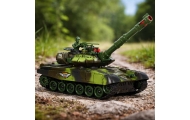 RC karo tankas 9993 2,4 GHz miško kamufliažas
