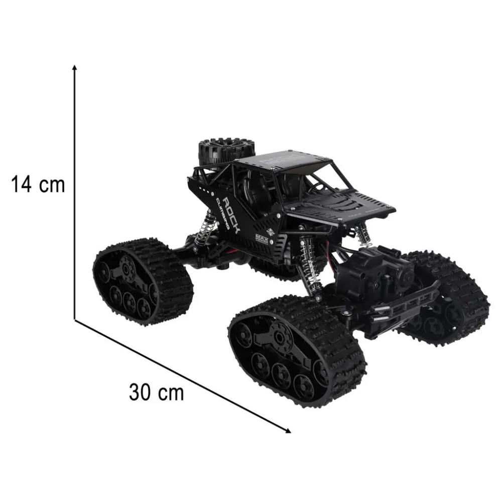 RC Rock Crawler 4x4 LHC012 automobilis 2in1 juodas-Žaislai, Auto ir transporto žaislai, Valdomos radijo bangomis-e-vaikas