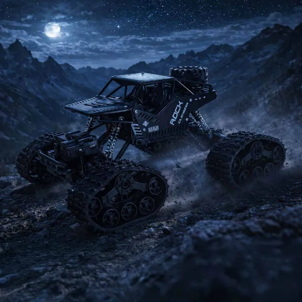 RC Rock Crawler 4x4 LHC012 automobilis 2in1 juodas-Žaislai, Auto ir transporto žaislai, Valdomos radijo bangomis-e-vaikas