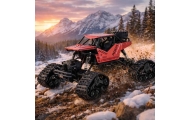RC Rock Crawler 4x4 LHC012 automobilis 2in1 raudonas