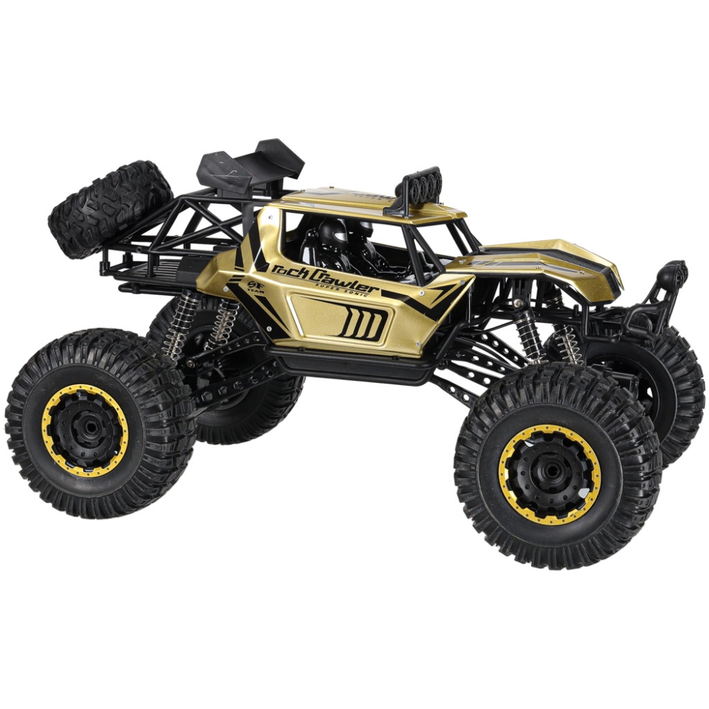 RC automobilis Rock Crawler 2.4GHz 1:8 51cm aukso spalvos-Žaislai, Auto ir transporto žaislai, Valdomos radijo bangomis-e-vaikas