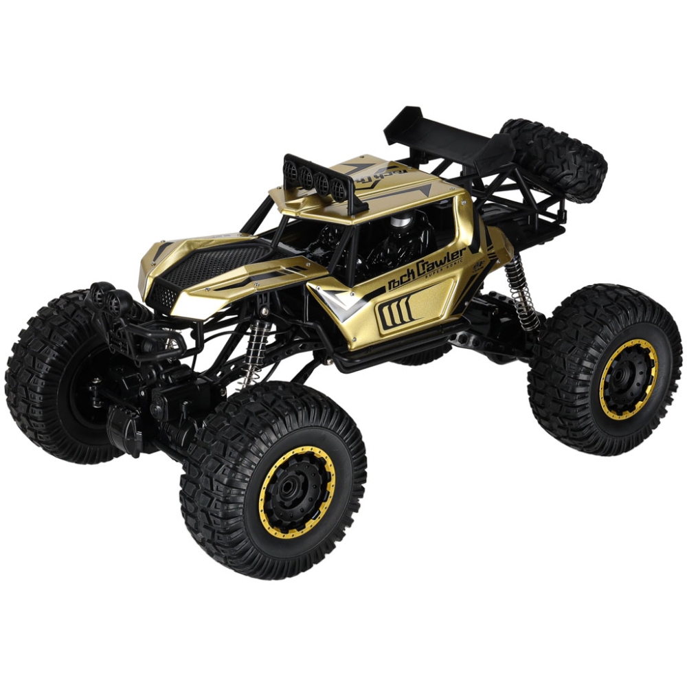 RC automobilis Rock Crawler 2.4GHz 1:8 51cm aukso spalvos-Žaislai, Auto ir transporto žaislai, Valdomos radijo bangomis-e-vaikas