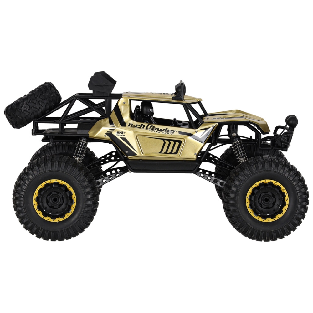 RC automobilis Rock Crawler 2.4GHz 1:8 51cm aukso spalvos-Žaislai, Auto ir transporto žaislai, Valdomos radijo bangomis-e-vaikas