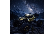 RC automobilis Rock Crawler 2.4GHz 1:8 51cm aukso spalvos