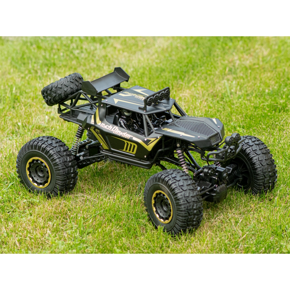 RC automobilis Rock Crawler 2.4GHz 1:8 51cm juodas-Žaislai, Auto ir transporto žaislai, Valdomos radijo bangomis-e-vaikas