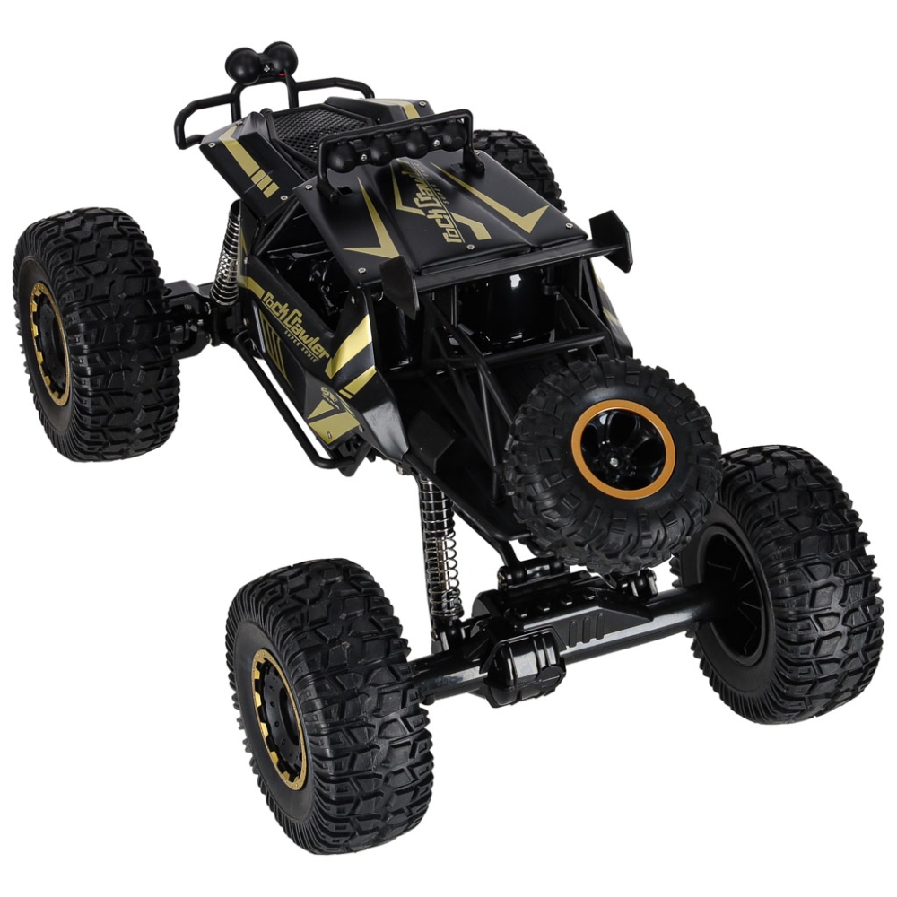RC automobilis Rock Crawler 2.4GHz 1:8 51cm juodas-Žaislai, Auto ir transporto žaislai, Valdomos radijo bangomis-e-vaikas