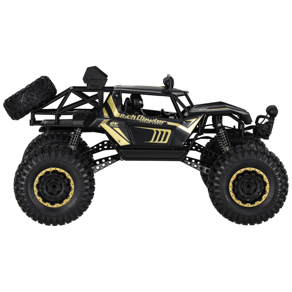 RC automobilis Rock Crawler 2.4GHz 1:8 51cm juodas-Žaislai, Auto ir transporto žaislai, Valdomos radijo bangomis-e-vaikas