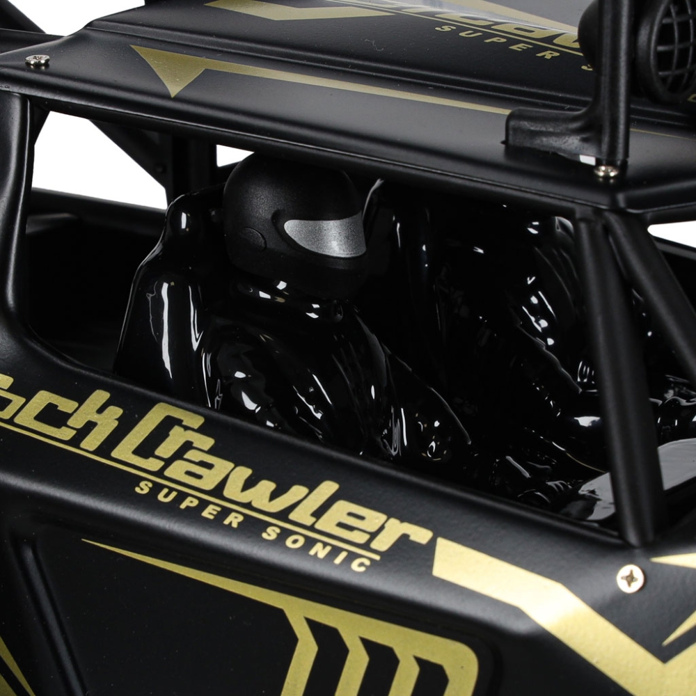 RC automobilis Rock Crawler 2.4GHz 1:8 51cm juodas-Žaislai, Auto ir transporto žaislai, Valdomos radijo bangomis-e-vaikas
