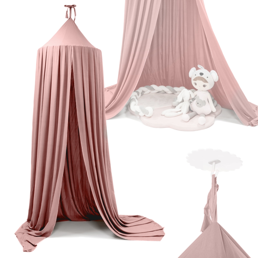 Kupolo užuolaida Tipi palapinė, rožinė-Miegui, Patalynė vaikams ir kūdikiams, Baldakimai-e-vaikas