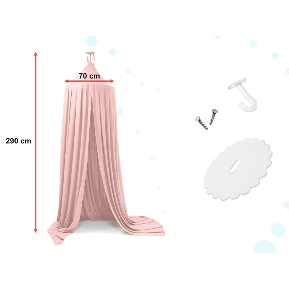 Kupolo užuolaida Tipi palapinė, rožinė-Miegui, Patalynė vaikams ir kūdikiams, Baldakimai-e-vaikas