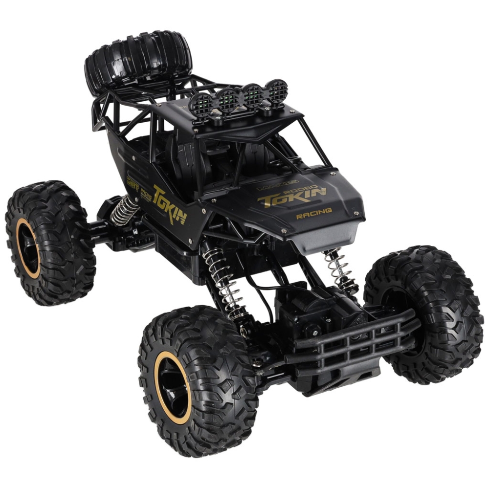 RC automobilis Rock Crawler 1:12 4WD METAL juodas