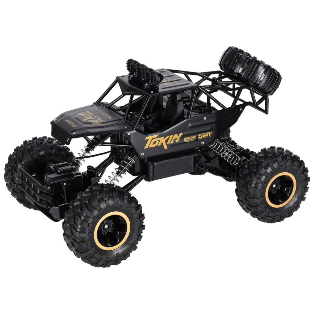 RC automobilis Rock Crawler 1:12 4WD METAL juodas-Žaislai, Auto ir transporto žaislai, Valdomos radijo bangomis-e-vaikas