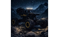RC automobilis Rock Crawler 1:12 4WD METAL juodas