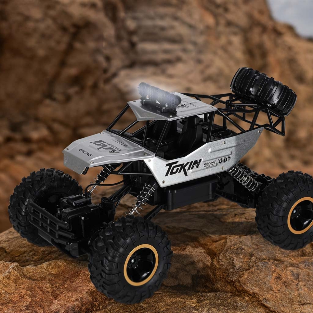 RC automobilis Rock Crawler 1:12 4WD METAL silver-Žaislai, Auto ir transporto žaislai, Valdomos radijo bangomis-e-vaikas