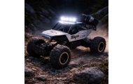 RC automobilis Rock Crawler 1:12 4WD METAL silver