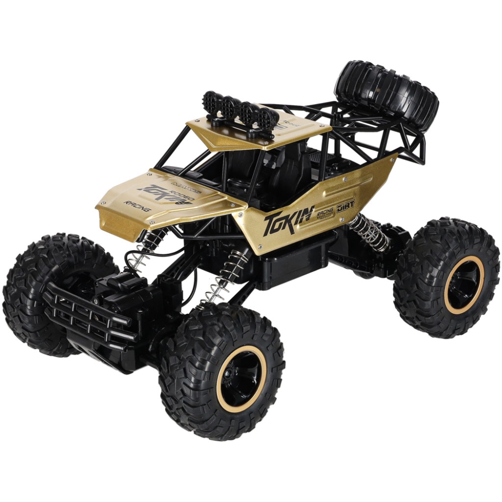 RC automobilis Rock Crawler 1:12 4WD METAL aukso spalvos-Žaislai, Auto ir transporto žaislai, Valdomos radijo bangomis-e-vaikas