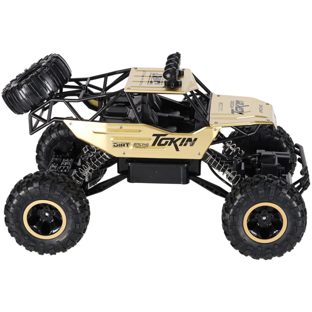 RC automobilis Rock Crawler 1:12 4WD METAL aukso spalvos-Žaislai, Auto ir transporto žaislai, Valdomos radijo bangomis-e-vaikas