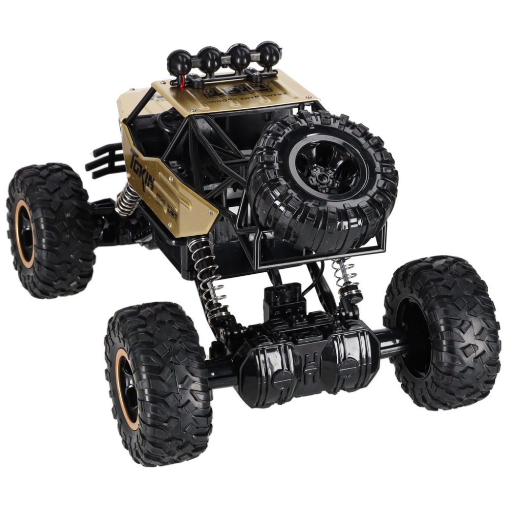 RC automobilis Rock Crawler 1:12 4WD METAL aukso spalvos-Žaislai, Auto ir transporto žaislai, Valdomos radijo bangomis-e-vaikas