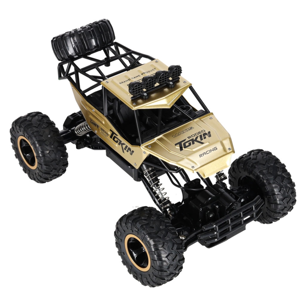 RC automobilis Rock Crawler 1:12 4WD METAL aukso spalvos-Žaislai, Auto ir transporto žaislai, Valdomos radijo bangomis-e-vaikas
