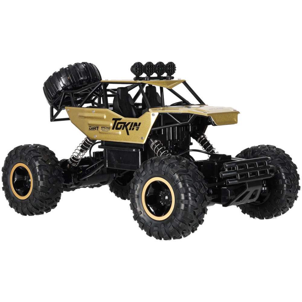 RC automobilis Rock Crawler 1:12 4WD METAL aukso spalvos-Žaislai, Auto ir transporto žaislai, Valdomos radijo bangomis-e-vaikas