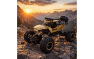 RC automobilis Rock Crawler 1:12 4WD METAL aukso spalvos