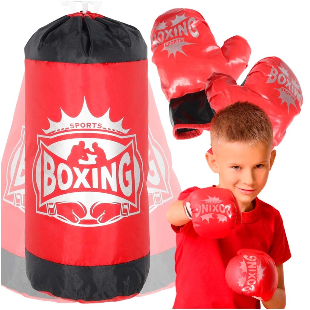 Bokso rinkinys - maišas ir pirštinės-Žaislai, Lauko žaislai, Lauko žaidimai ir sporto prekės, Žaidimai, sporto prekės-e-vaikas