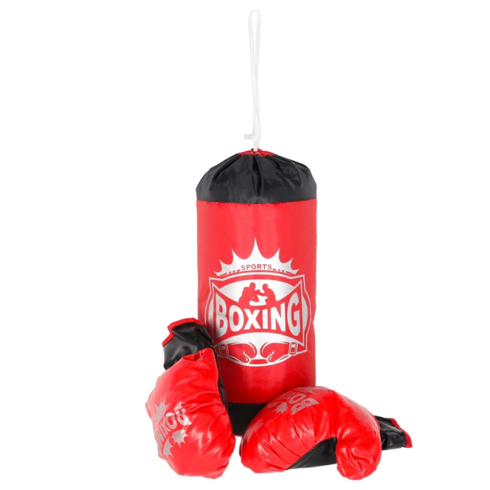 Bokso rinkinys - maišas ir pirštinės-Žaislai, Lauko žaislai, Lauko žaidimai ir sporto prekės, Žaidimai, sporto prekės-e-vaikas