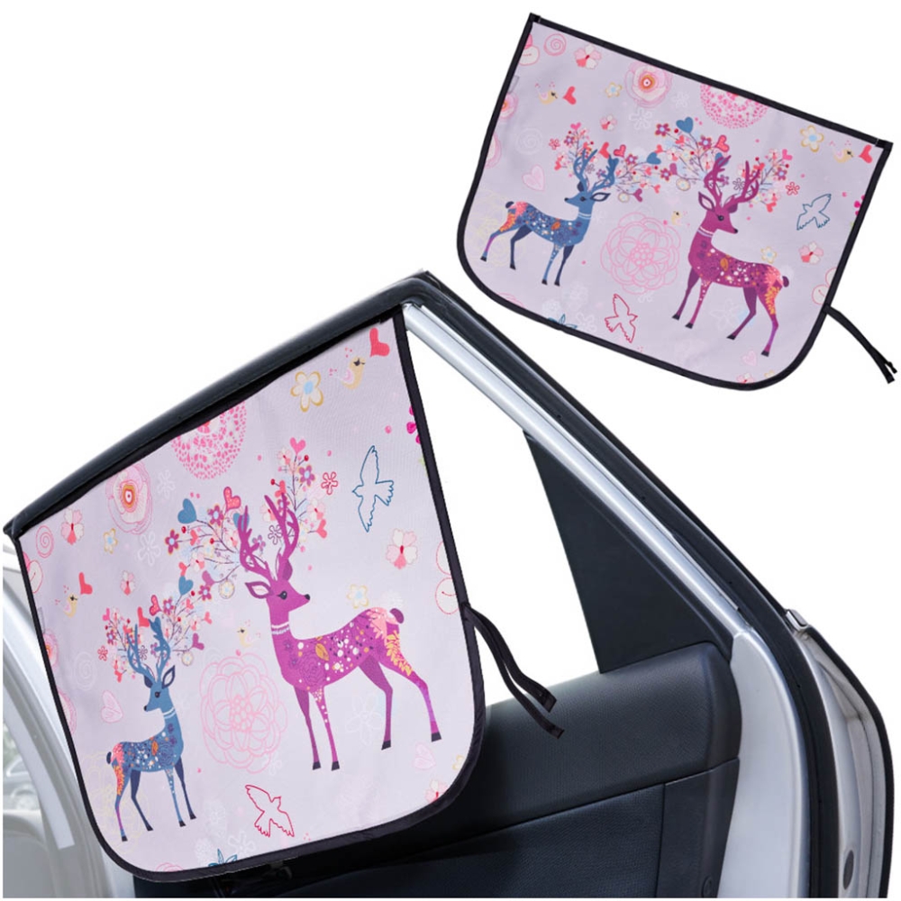 Magnetinė užuolaida automobilio lango dangtis elnias